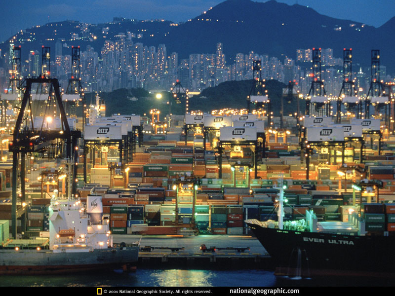 Pelabuhan Hong Kong (Source: National Geographic)